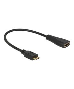 DeLOCK - HDMI with Ethernet cable - mini HDMI (M) to HDMI | 65650