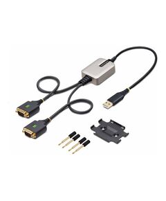 StarTech.com 2ft (60cm) 2-Port USB to Serial  | 2P1FFC-USB-SERIAL