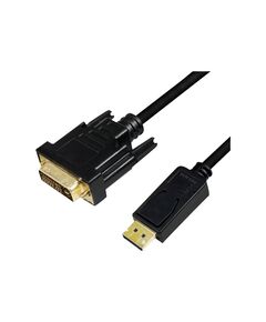 LogiLink - Adapter cable - DisplayPort (M) latched to DV | CV0132
