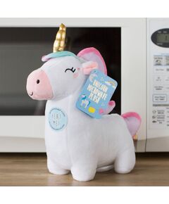 Thumbs Up Unicorn  Microwave heated toy,  White,