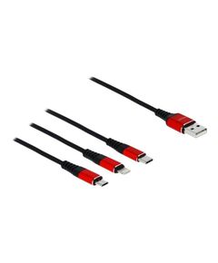 Delock 3 in 1 - Charge-only cable - USB male to Micro-USB | 85892