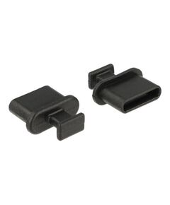 DeLOCK Dust Cover for USB Type-C Female - Dust cover - bl | 64013