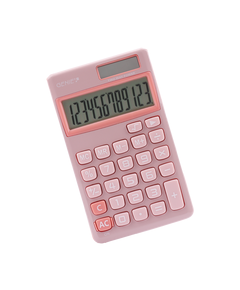 Genie 212P Pocket Calculator Pink | 12774, image 