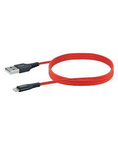 Schwaiger Red - USB A - Lightning - 1.2 m - Male - Male, LPRO410501