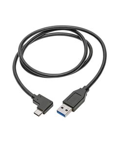 Tripp Lite U428-003-CRA USB-C to USB-A Cable , Right-Angle