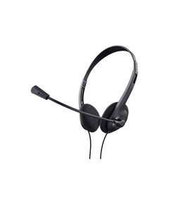 Trust Chat - Headset - on-ear - wired - 3.5 mm jack - bla | 24659