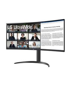LG UltraWide 34WR55QC-B - LED monitor - curved - 34" - 3440 x 144