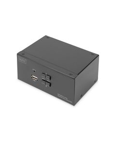 DIGITUS DS-12862 - KVM / audio / USB switch - 2 x KVM port(s) - 1