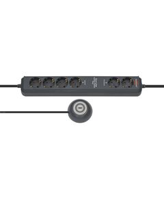 Brennenstuhl Eco-Line Comfort Switch Plus, power strip 6-fold 1159560516