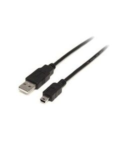 StarTech.com 0.5m Mini USB2.0 Cable - A to Mini B - M/M  (USB2HABM50CM), image 