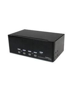 StarTech.com 4 Port Triple Monitor DVI USB KVM Switch with Audio & USB 2.0 Hub, image 