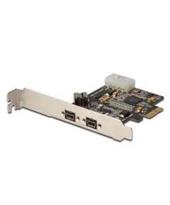 DIGITUS DS-30203-2  FireWire adapter  PCIe  FireWire 800  3 ports, image 