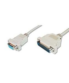 ASSMANN Printer cable DB-25 (M) DB-9 (F)  3m , image 