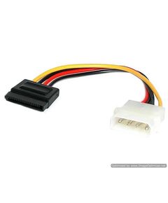 6in 4 Pin Molex to SATA Power Cable Adapter, image 