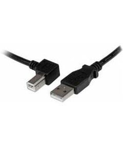 StarTech.com 1m USB 2.0 A to Left Angle B Cable - M/M (USBAB1ML), image 