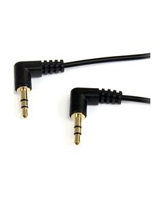 StarTech.com 30CM Slim 3.5mm Right Angle Stereo Audio Cable  M/M, image 
