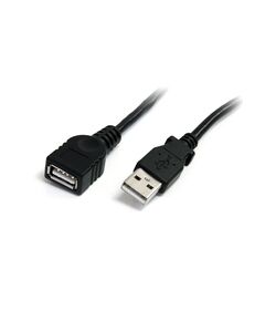 StarTech.com 1,8M Black USB2.0 Extension Cable A to A  M/F, image 