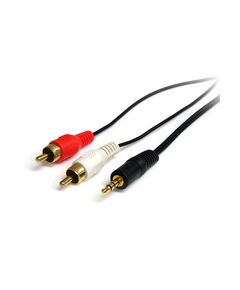 StarTech.com 90CM Stereo Audio Cable - 3.5mm Male to 2x RCA Male (MU3MMRCA), image 