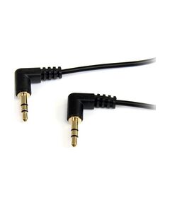 StarTech.com 0.9M Slim 3.5mm Right Angle Stereo Audio Cable - M/M, image 