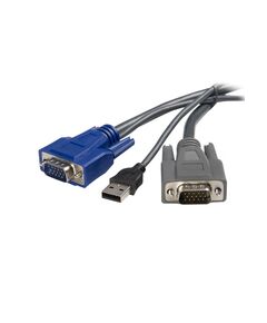 StarTech.com 1,8M Ultra-Thin USB VGA 2-in-1 KVM Cable  (SVUSBVGA6), image 