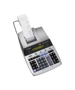 Canon MP1211-LTSC Printing calculator LCD 12digits  AC adapter, memory backup battery  silver metallic, image 