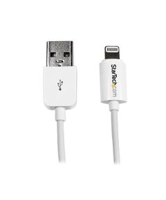 StarTech.com 3m Long White Apple 8-pin Lightning Connector to USB Cable for iPhone / iPod / iPad, image 