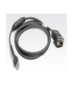 Zebra / Serial cable / DB-9 (F) / 2.1 m / for Symbol LS1203, LS3408, LS3478, LS7708, LS9203 / Digital Scanner DS 66XX, DS3478, DS6707 | CBA-R32-S07PAR, image 