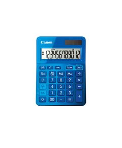 Canon LS-123K Desktop calculator 12digits  solar panel, battery  metallic blue, image 