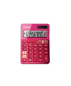 Canon LS-123K  Desktop calculator 12digits  solar panel, battery  metallic pink, image 