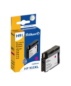 Pelikan Magenta ink cartridge (HP 933XL ) for HP Officejet 6100, 6600 H711a, 6700, 7110, 7612, image 