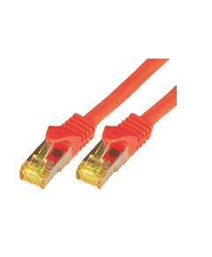 M-CAB RAW Network cable RJ-45 (M) RJ-45 (M) 25cm SFTP, PiMF CAT7 moulded, snagless, halogen-free green, image 