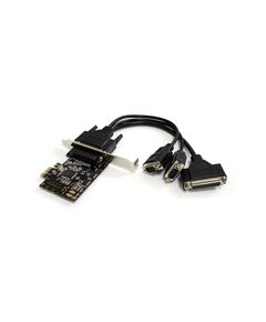2S1P PCI Express Serial Parallel Combo Card with Breakout Cable, image 