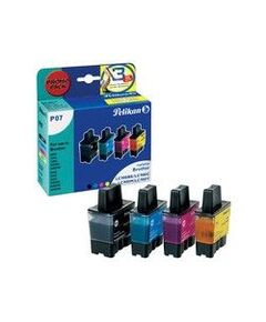Pelikan Promo Pack P07 -  ( replaces Brother LC900BK, LC900C, LC900M, LC900Y ) -   black, yellow, cyan, magenta, image 