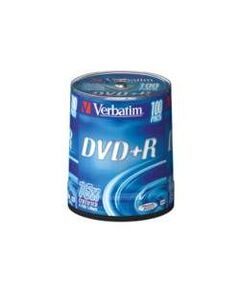 Verbatim Opt Media DVD+R Verbatim 4.7GB 100pcs (43551), image 