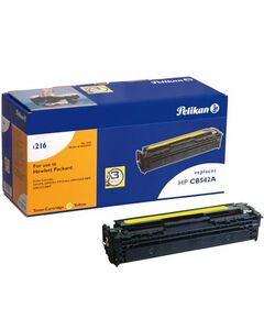 Pelikan 1216 yellow Toner cartridge (replaces HP CB542A) 1400pages, for HP Color LaserJet CM1312, CP1215, CP1515n, CP1518ni, image 
