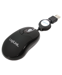 LogiLink Mini with retractable cable Mouse