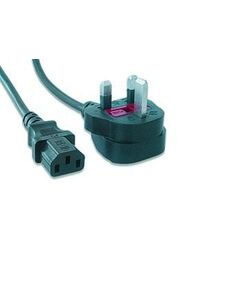 UK power cord (C13), 5 A, 6 ft