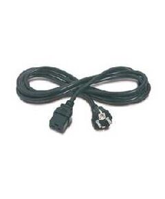 APC - Power cable (230 VAC) - IEC 320 EN 60320 C19 (F) - CEE 7/7 (SCHUKO) (M) - 2.5 m - black   AP9875, image 