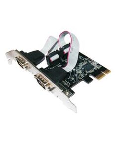 M-CAB PCIe Serial Card - Serial adapter - PCI Express - RS-232 - 2 ports, image 
