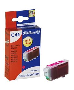 Pelikan C46 - Print cartridge ( replaces Canon CLI-526M ) - 1 x magenta , image 