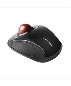 Kensington Advance Fit Wireless Mobile Trackball - Mouse - wireless - 2.4 GHz -  graphite, Ruby Red, image 