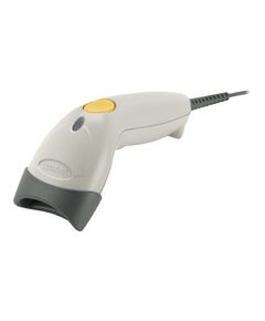 Symbol LS1203 Barcode scanner handheld 100 scan  /  sec decoded USB / Includes USB cable. Color: White, image 