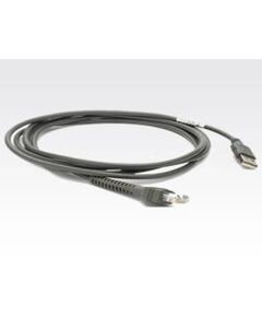 Motorola / USB cable / USB (M) to RJ-45 (M) / 2.1 m / grey / for Symbol DS9808, LS1203, LS2208, LS7808, LS9203i, LS9208i | CBA-U01-S07ZAR, image 