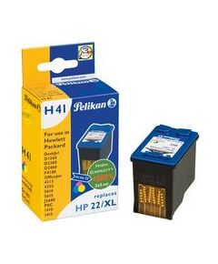 Pelikan H41  Colour (cyan, magenta, yellow)  ink cartridge ( replaces HP 22 ) (4101648), image 