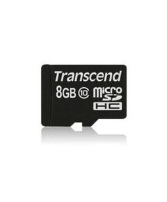 Transcend Ultimate Flash memory card (microSDHC to SD adapter included) 8GB UHS Class10 (TS8GUSDHC10U1), image 