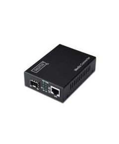 DIGITUS DN-82130 Media converter, 10Base-T, 100Base-TX, 1000Base-T, RJ-45 / SFP (mini-GBIC)  up to 80km, image 