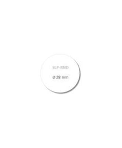 Seiko Instruments SLP-RND Round labels white 28 mm round 240 label(s) ( 2 roll(s) x 120 ) - for Smart Label Printer 440, 440 Office Administration Pack, 450, 620, 650, 650SE, image 