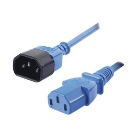 Lindy Power extension cable 2m blue | 30472
