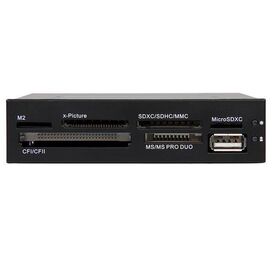 StarTech.com 3.5in Front Bay 22-in-1 USB 2.0 Internal Multi Media Memory Card Reader - Black, image _ab__is.image_number.default