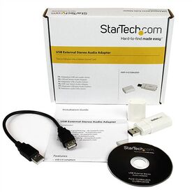 StarTech.com USB to Stereo Audio Adapter Converter / Sound card / stereo / USB 2.0 | ICUSBAUDIO, image , 3 image